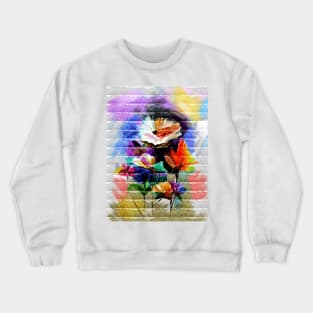 Colorful Flowers Crewneck Sweatshirt